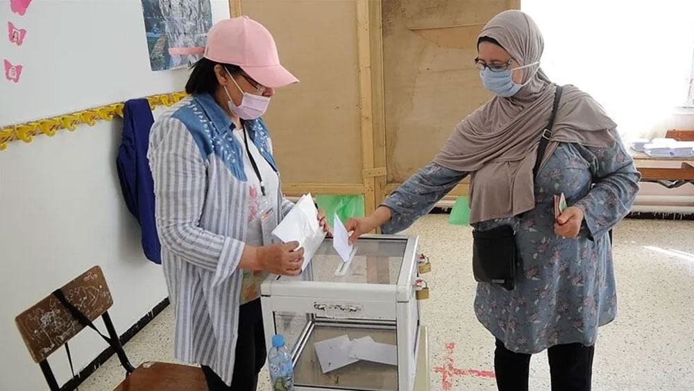 Cezayir’de, Türkiye'deki 14 Mayıs seçimleri için oy verme işlemi sürüyor