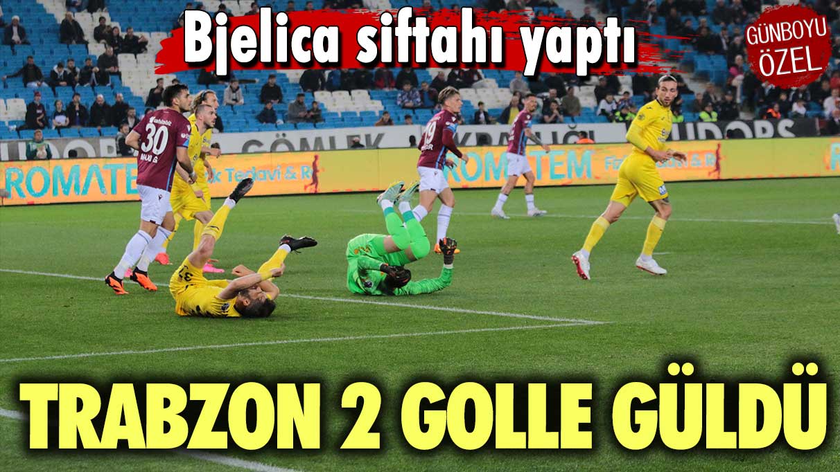 Bjelica siftahı yaptı, Trabzon 2 golle güldü