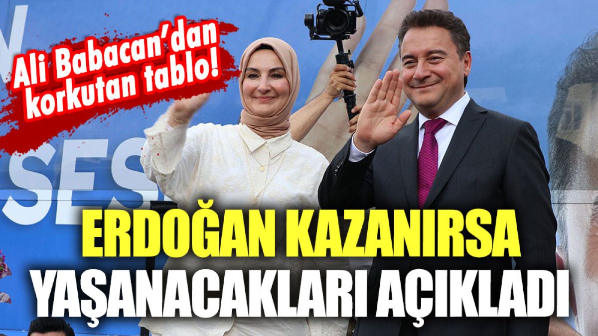 Ali Babacan, Erdoğan kazanırsa yaşanacakları açıkladı: "Kıtlık ve kuyruğa hazırlanın"