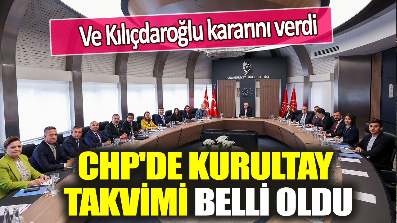 Kılıçdaroğlu kararını verdi: CHP'de kurultay takvimi belli oldu