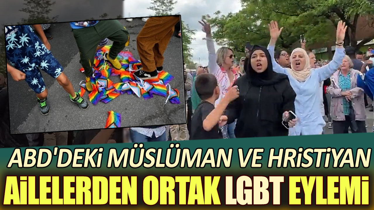 ABD'deki Müslüman ve Hristiyan ailelerden ortak LGBT eylemi