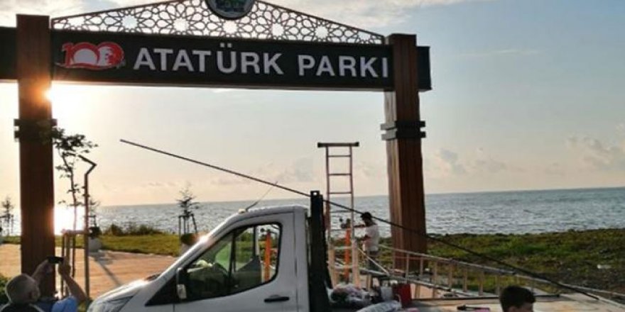 Atatürk parkı mahkemelik oldu!