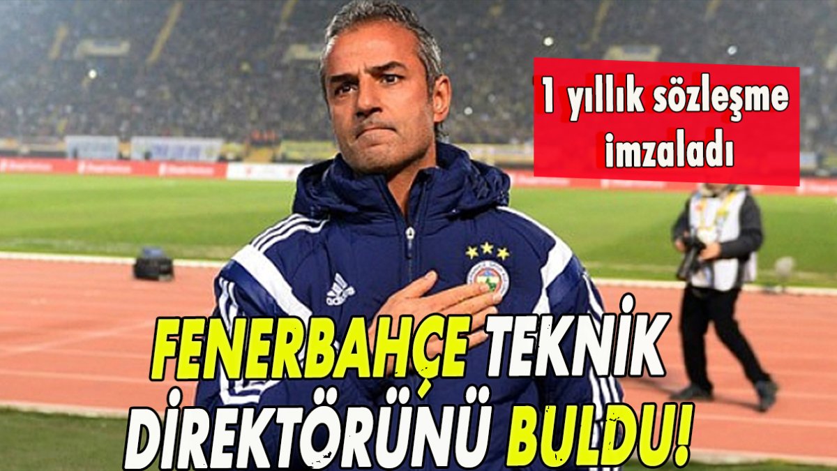 Fenerbahçe teknik direktörünü buldu! 1 yıllık sözleşme imzaladı