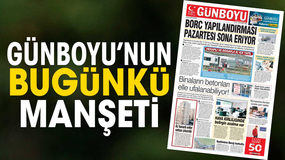 1 Temmuz Günboyu Gazetesi