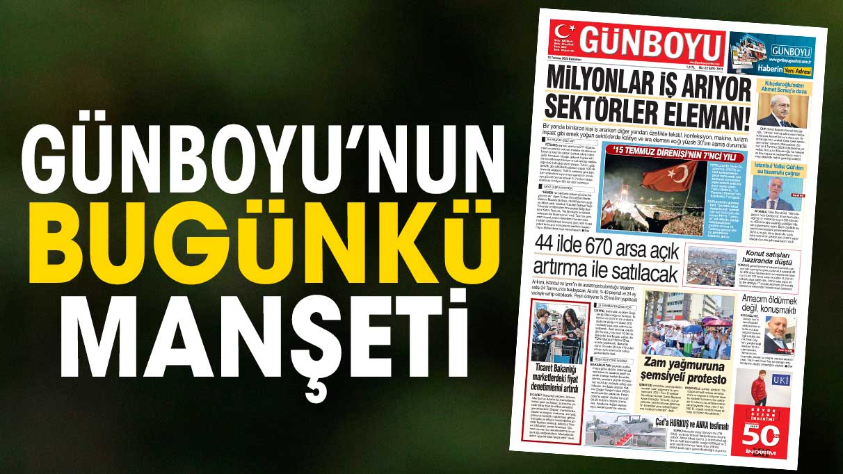 15 Temmuz 2023 Gazetesi