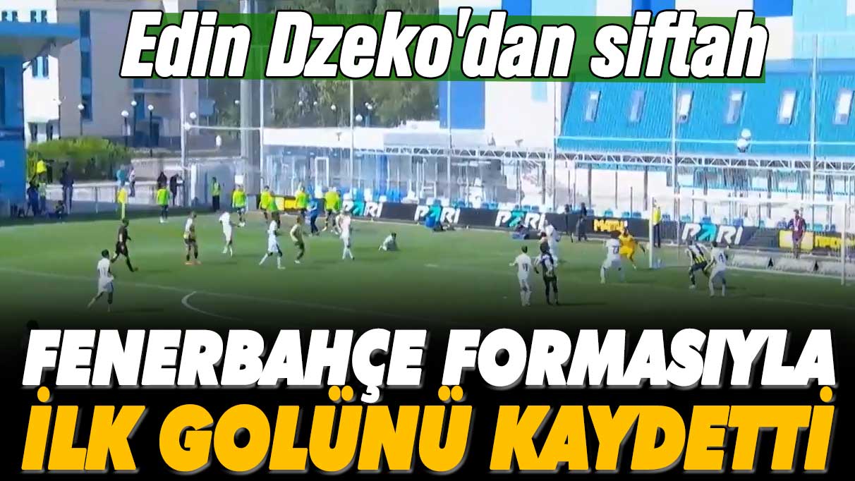 Edin Dzeko'dan siftah: Fenerbahçe formasıyla ilk golünü attı