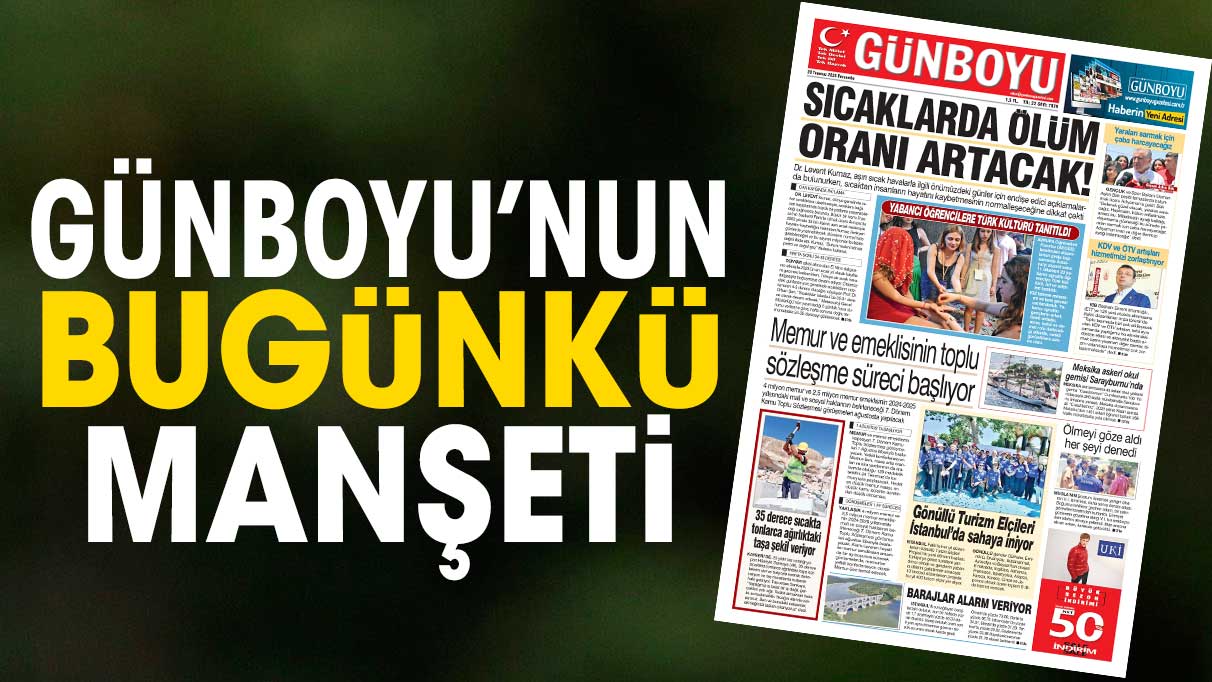20 Temmuz Günboyu Gazetesi