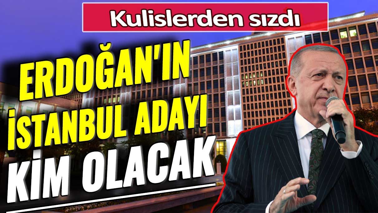 Kulislerden sızdı: Erdoğan'ın İstanbul adayı kim olacak?