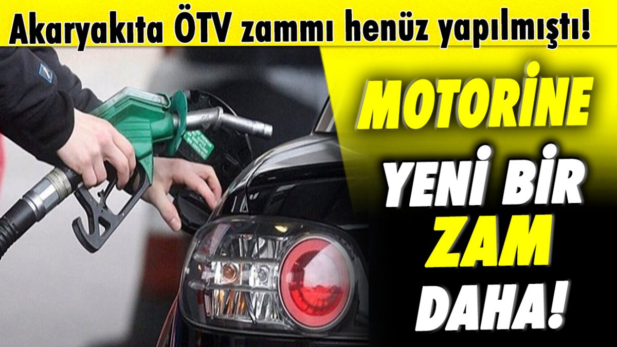 Motorine yeni bir zam daha geldi! Cumhurbaşkanı Erdoğan onayladı!