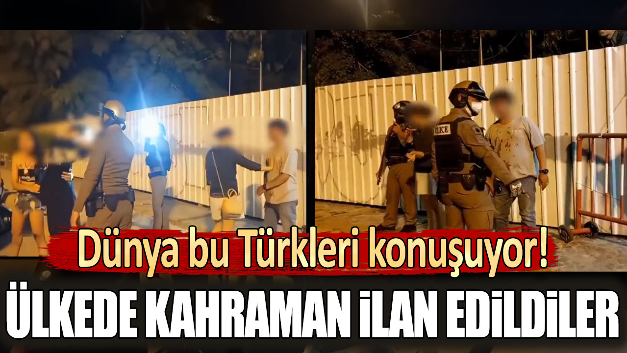 Dünya bu Türkleri konuşuyor: Ülkede kahraman ilan edildiler