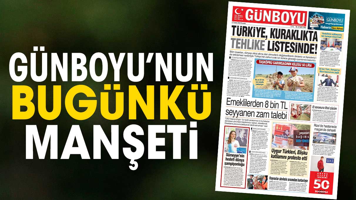 27 Temmuz Günboyu Gazetesi