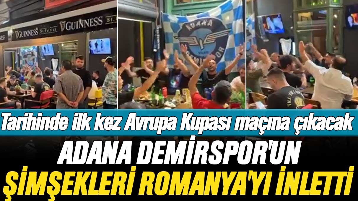 Tarihinde ilk kez Avrupa Kupası maçları: Adana Demirspor'un Şimşekleri Romanya'yı inletti