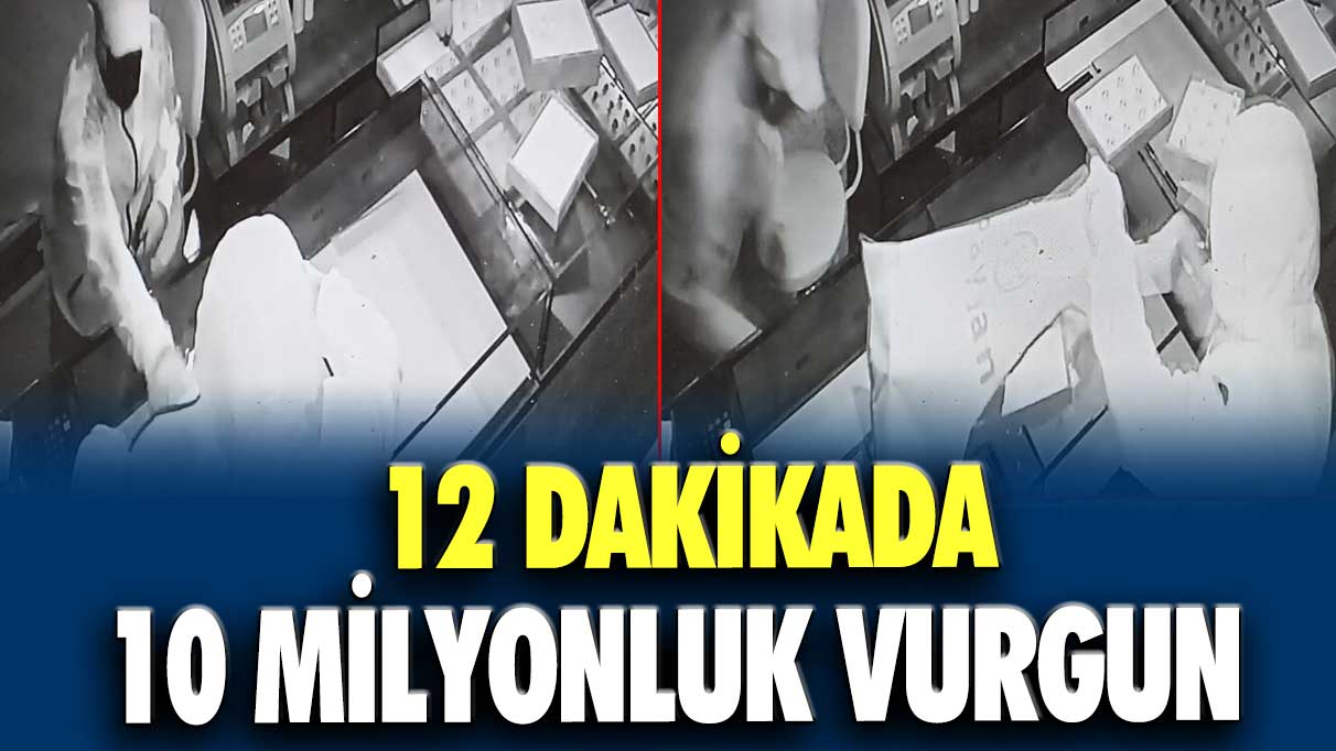 İstanbul Bahçeşehir'de 12 dakikada 10 milyonluk vurgun