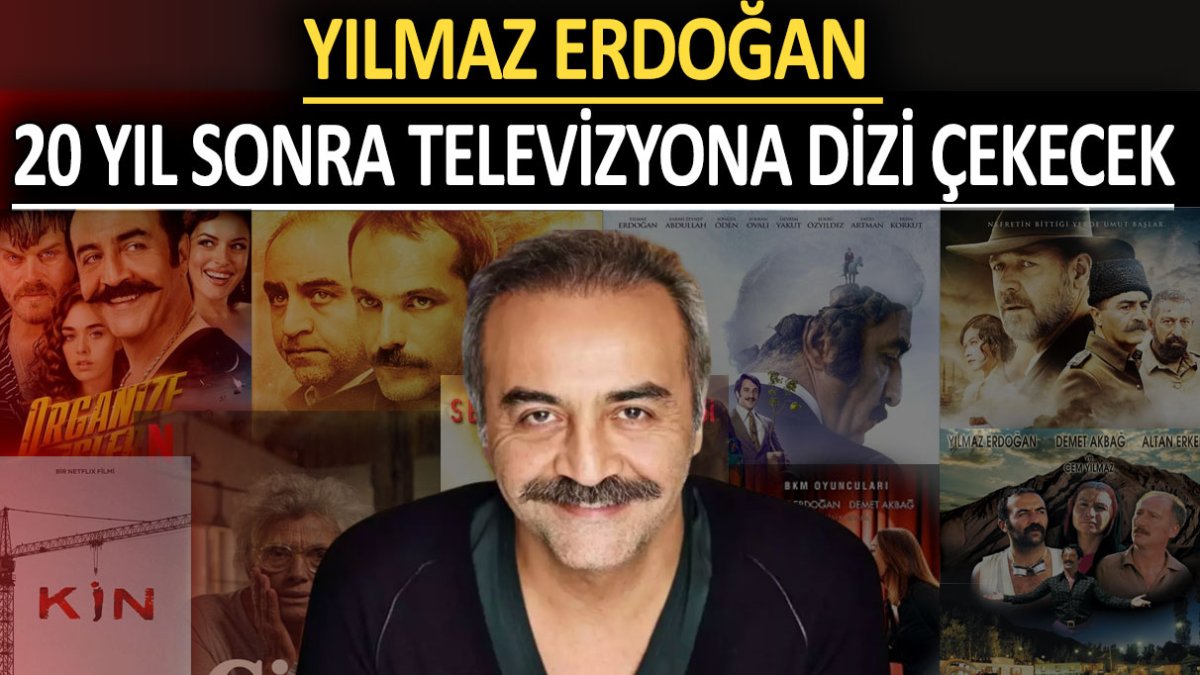Usta sanatçı Yılmaz Erdoğan, 20 yıl sonra televizyona dizi çekecek
