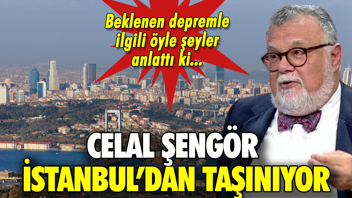 Celal Şengör'den deprem kararı: İstanbul'dan taşınıyor!