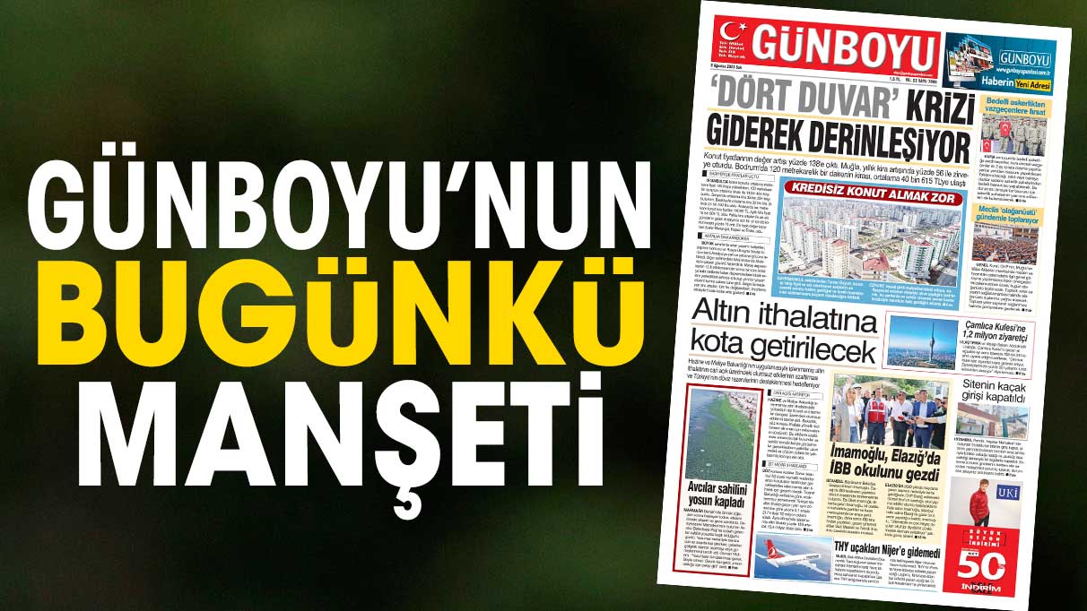 8 Ağustos 2023 Gazetesi