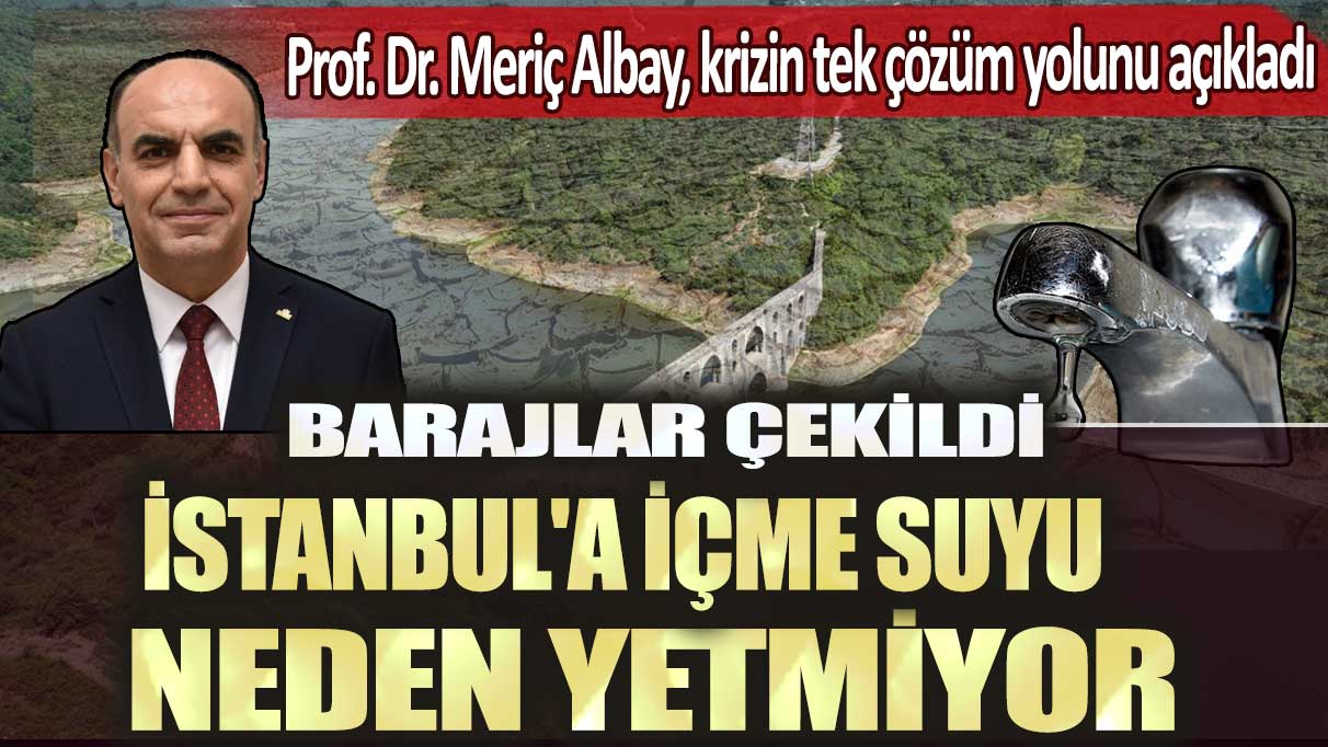 Prof. Dr. Meriç Albay, krizin tek çözüm yolunu açıkladı: İstanbul'a içme suyu neden yetmiyor