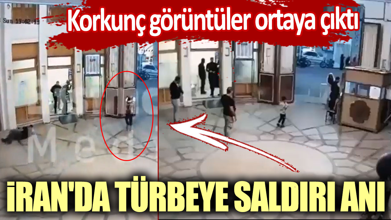 Korkunç görüntüler ortaya çıktı! İran'da türbeye saldırı anı