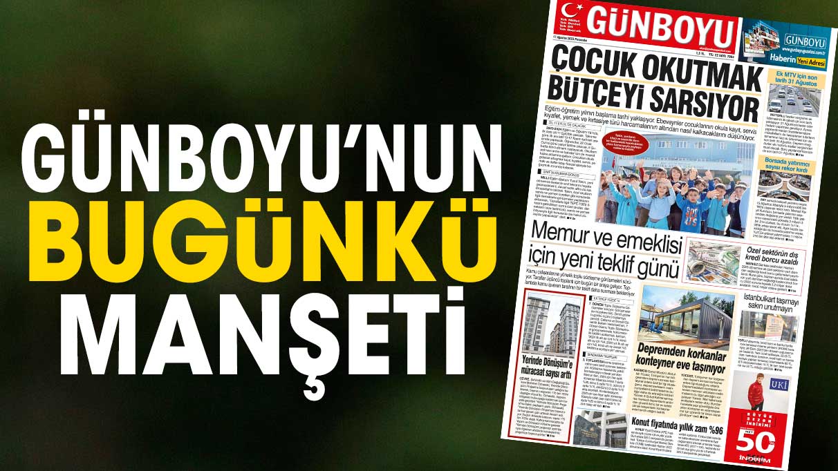 17 Ağustos Günboyu Gazetesi