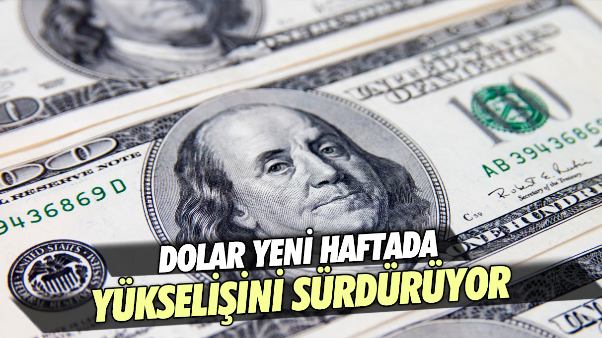 Dolar yeni haftada yükselişini sürdürüyor