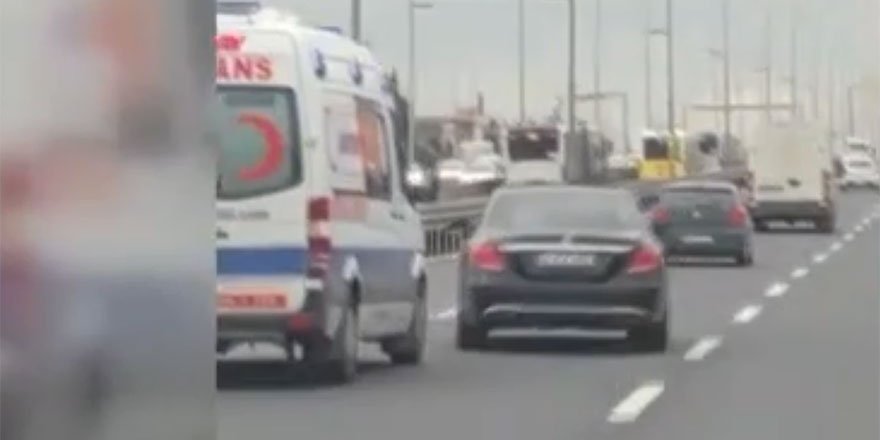 Ambulansa yol vermemişti... Bu kez kazaya neden oldu!
