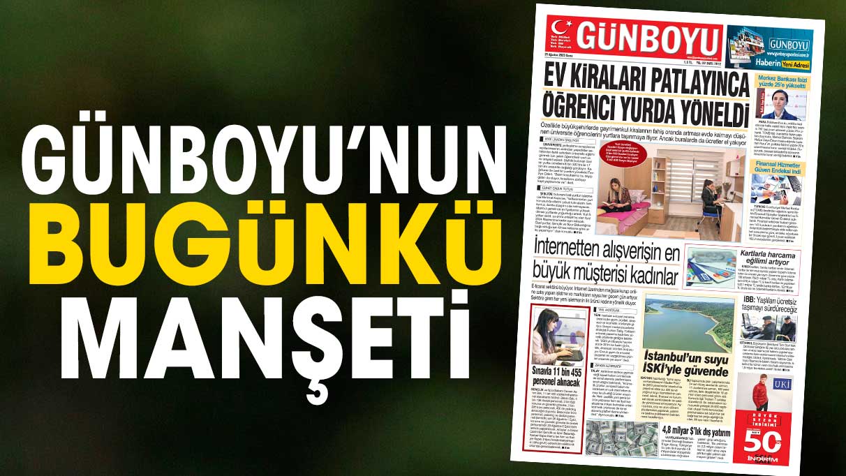 25 Ağustos 2023 Gazetesi