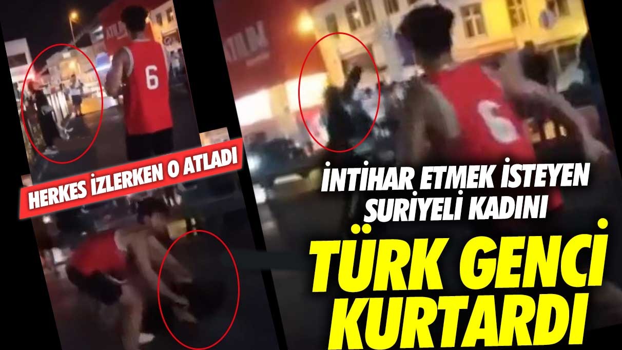 Esenyurt’ta intihar etmek isteyen Suriyeli kadını Ahmet isimli Türk genci kurtardı: Herkes izlerken o atladı