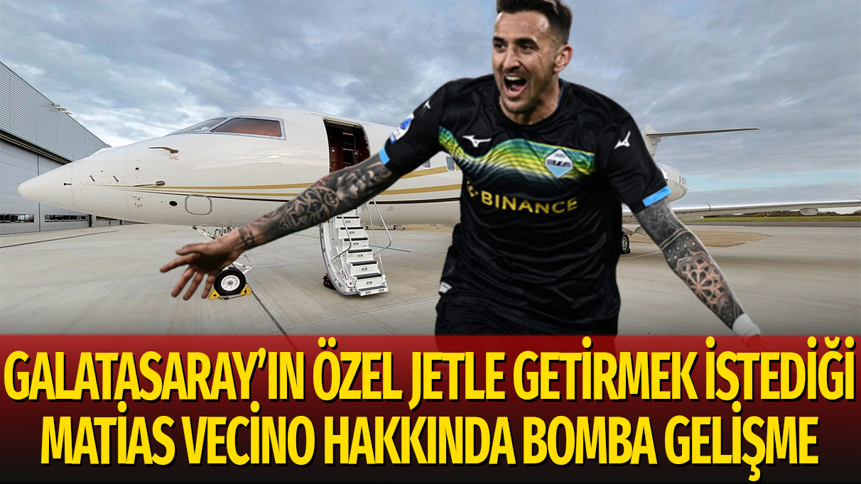 Galatasaray'ın özel jetle getirmek istediği Matias Vecino hakkında bomba gelişme