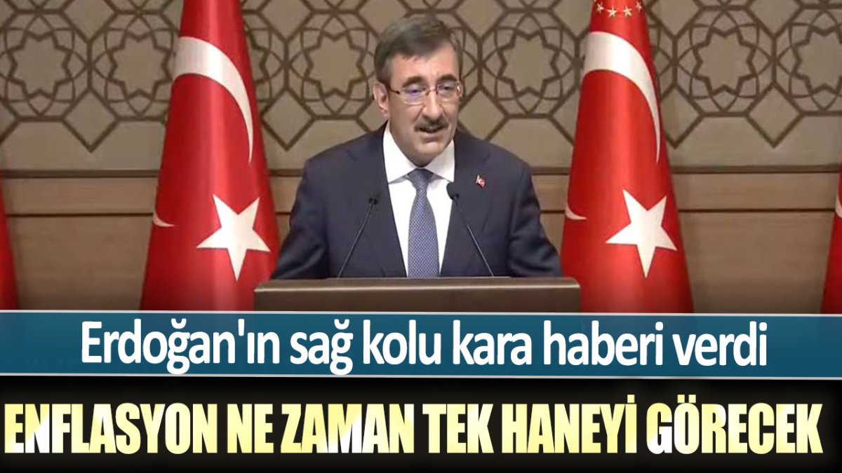 Erdoğan'ın sağ kolu kara haberi verdi: Enflasyon ne zaman tek haneyi görecek
