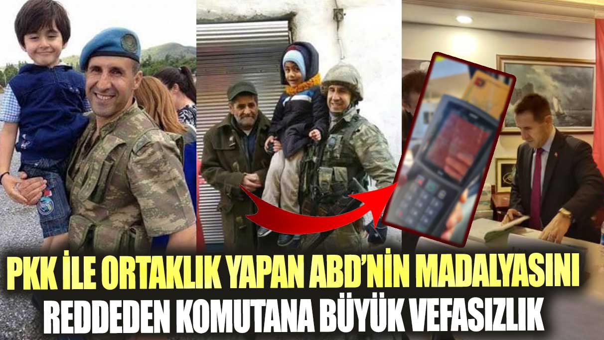 PKK ile ortaklık yapan ABD’nin madalyasını reddeden Emekli Albay Orkun Özeller'e  büyük vefasızlık