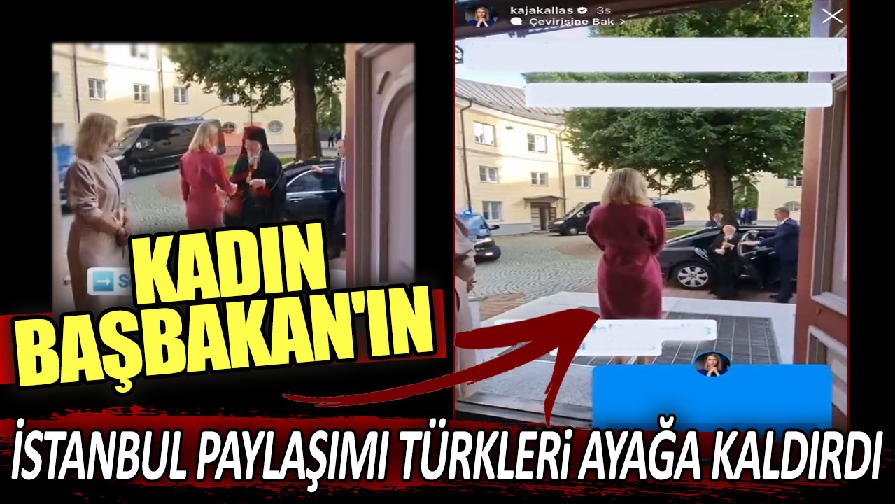 Kadın Başbakan'ın İstanbul paylaşımı Türkleri ayağa kaldırdı