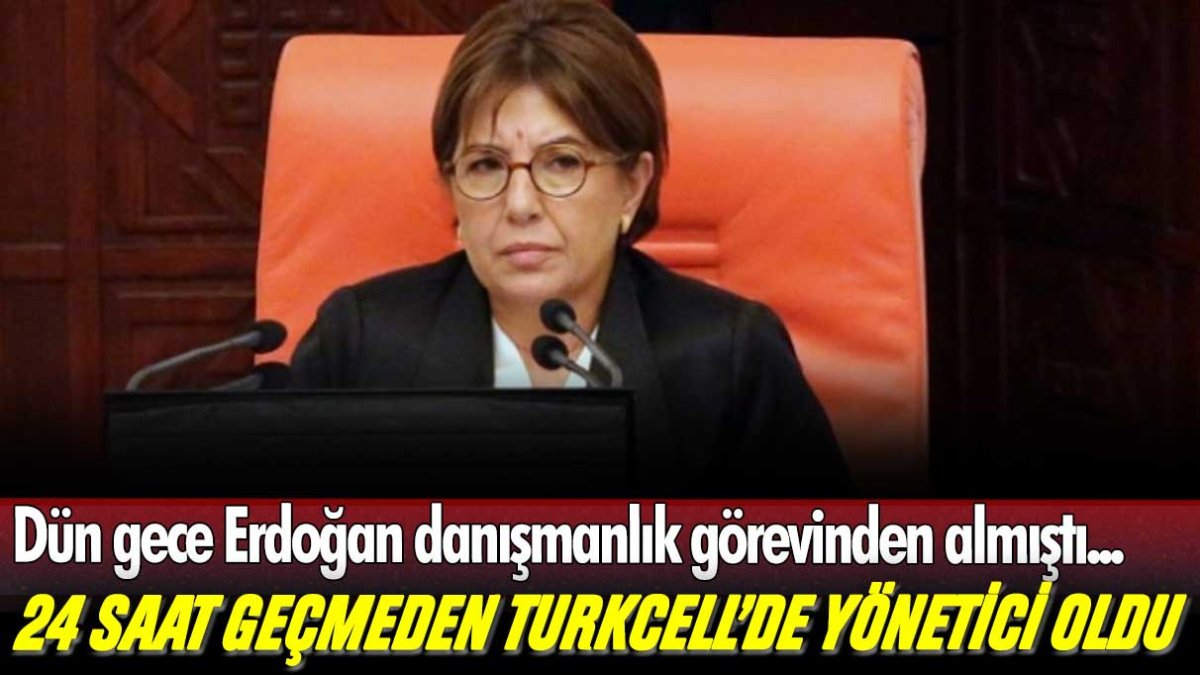 Dün gece Erdoğan görevden almıştı... 24 saat geçmeden Turkcell'de yönetici oldu!