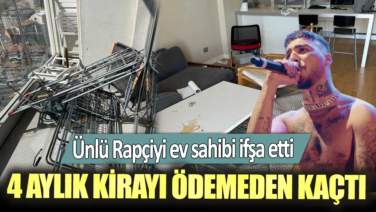 Ünlü Rapçi Uzi'yi ev sahibi ifşa etti:  4 aylık kirayı ödemeden kaçtı