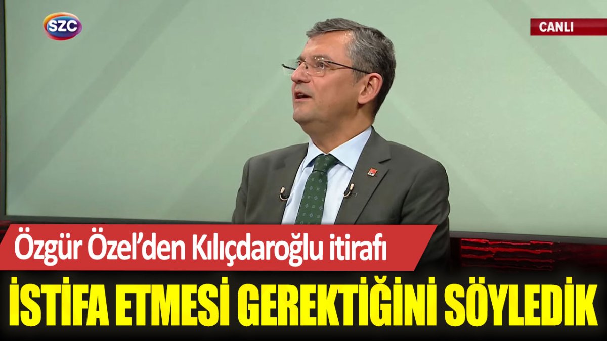 Özgür Özel'den Kılıçdaroğlu itirafı: Kendisine uygun bir dille istifa etmesi gerektiğini söyledik