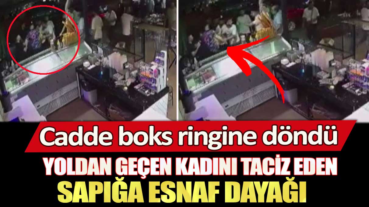 Bursa’da yoldan geçen kadını taciz eden sapığa esnaf dayağı: Cadde boks ringine döndü
