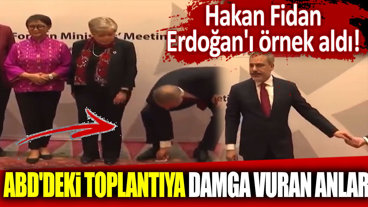 Hakan Fidan Erdoğan'ı örnek aldı: ABD'deki toplantıya damga vuran anlar
