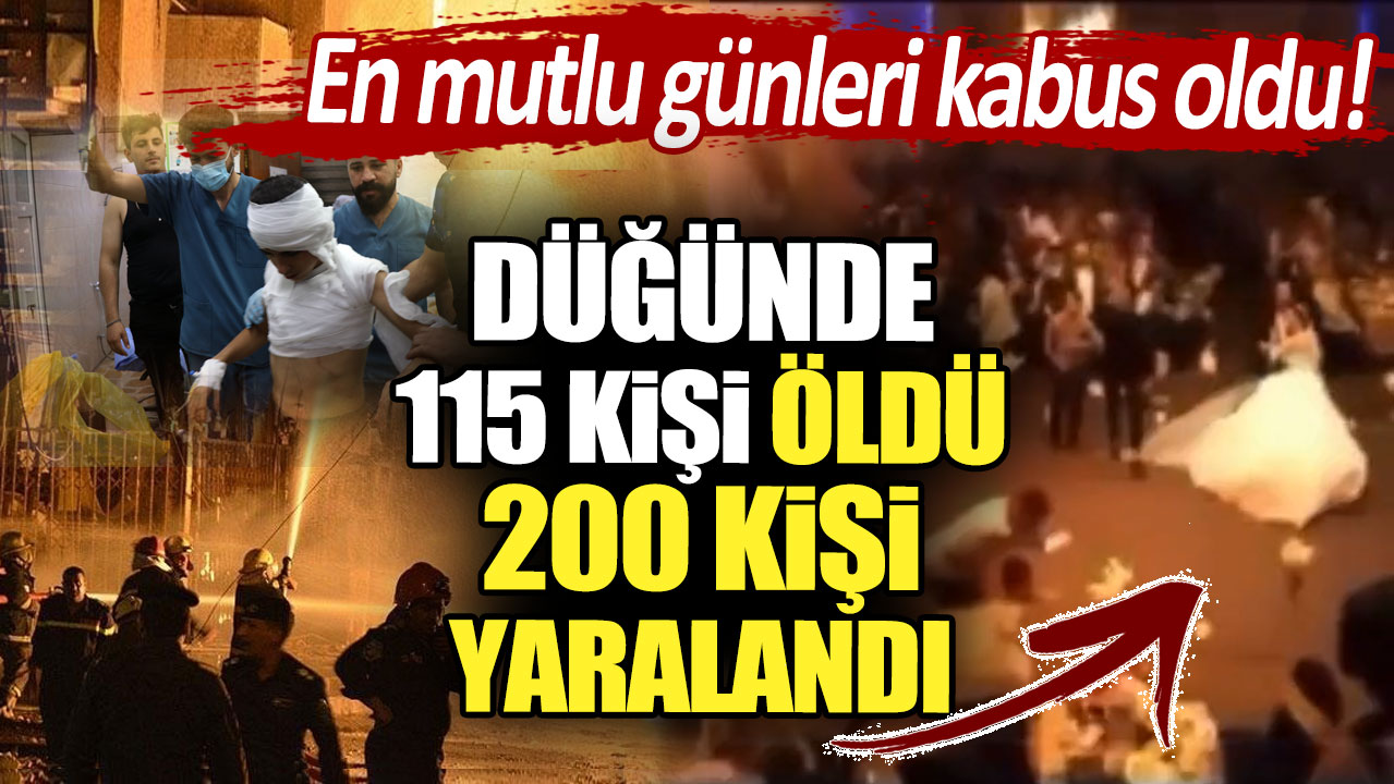 En mutlu günleri kabus oldu! Düğünde 115 kişi öldü 200 kişi yaralandı