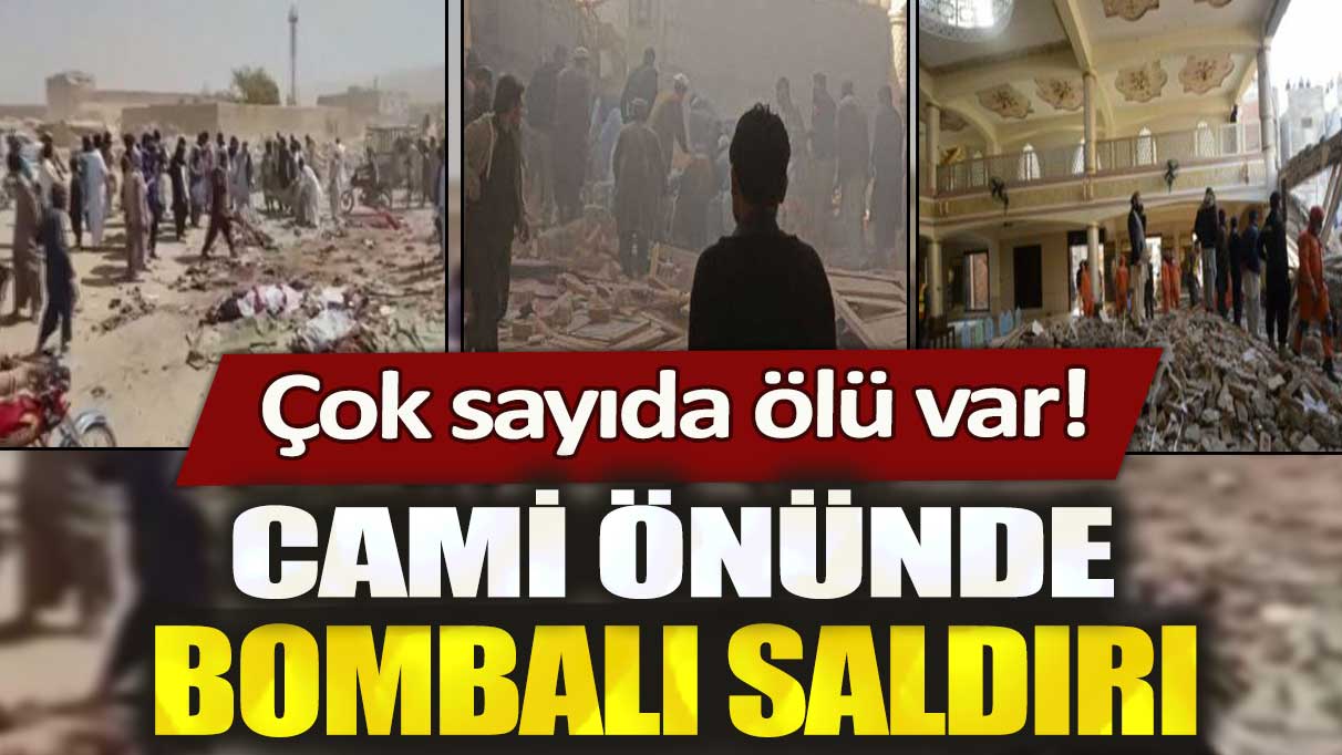 Pakistan’da cami önünde bombalı saldırı: Çok sayıda ölü var!