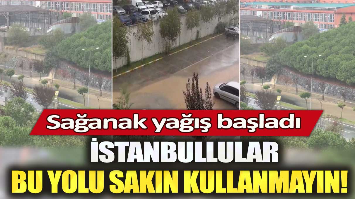 İstanbullular bu yolu sakın kullanmayın!