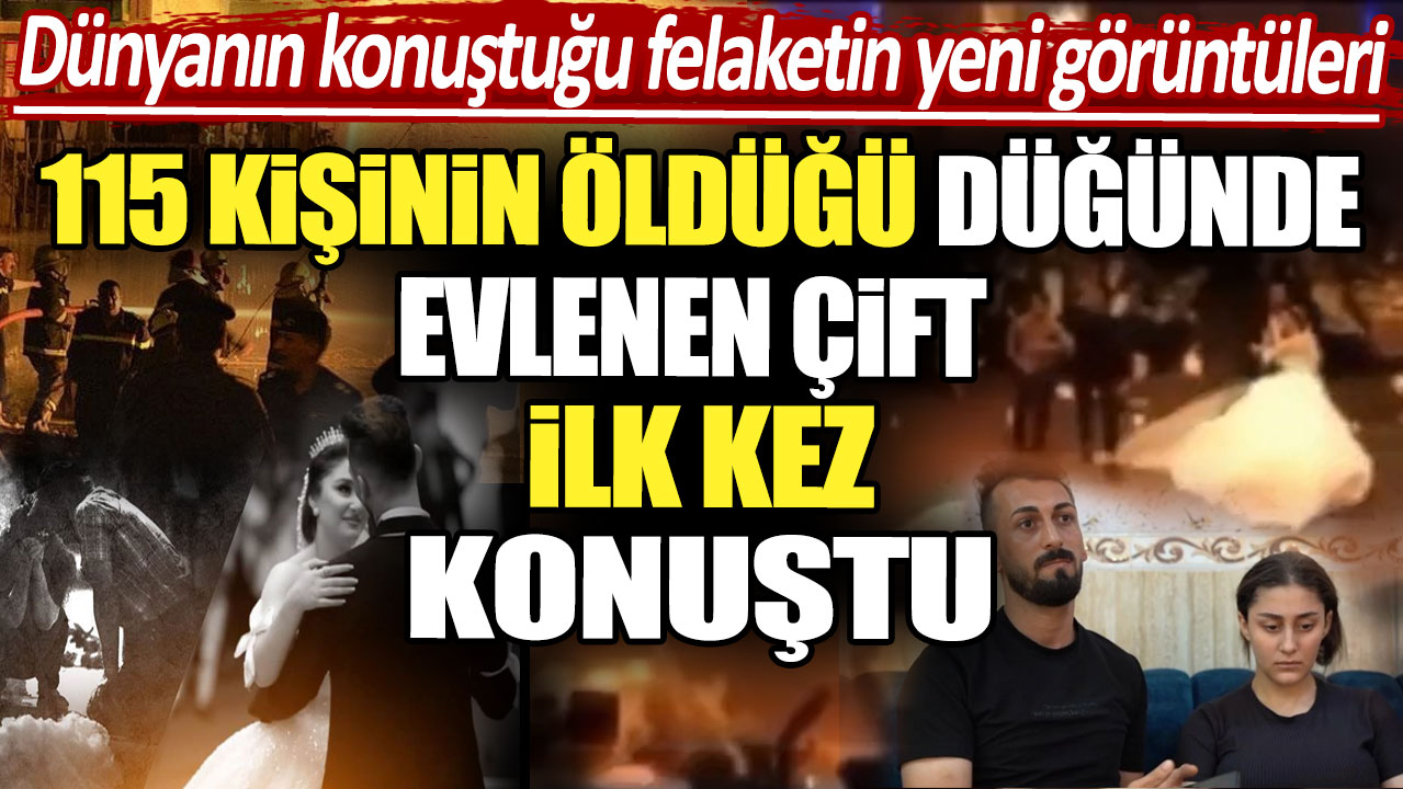 115 kişinin öldüğü düğünde evlenen talihsiz çift ilk kez konuştu! Dünyanın konuştuğu felaketin yeni görüntüleri ortaya çıktı