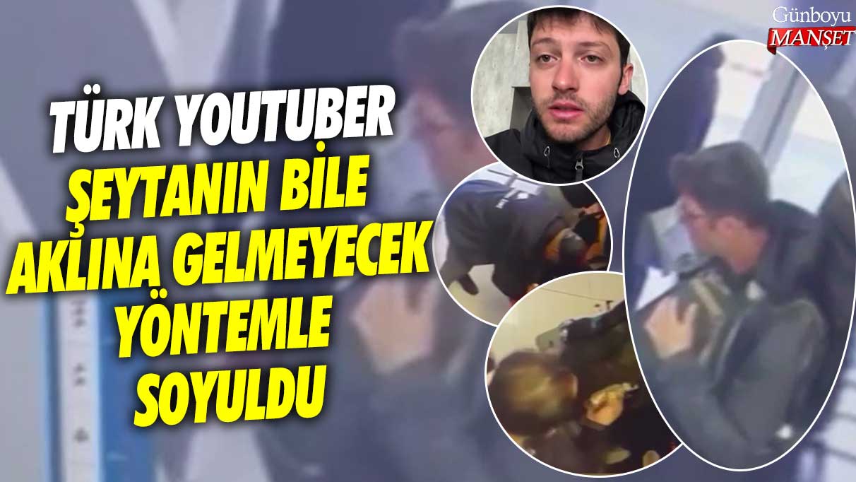 Türk Youtuber şeytanın bile aklına gelmeyecek yöntemle soyuldu
