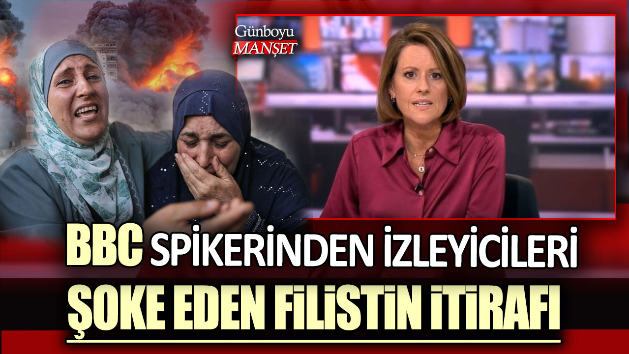 BBC spikerinden izleyicileri şoke eden Filistin itirafı