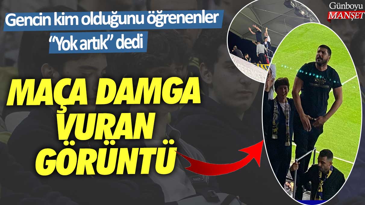 Maça damga vuran görüntü: Gencin kim olduğunu öğrenenler “Yok artık” dedi