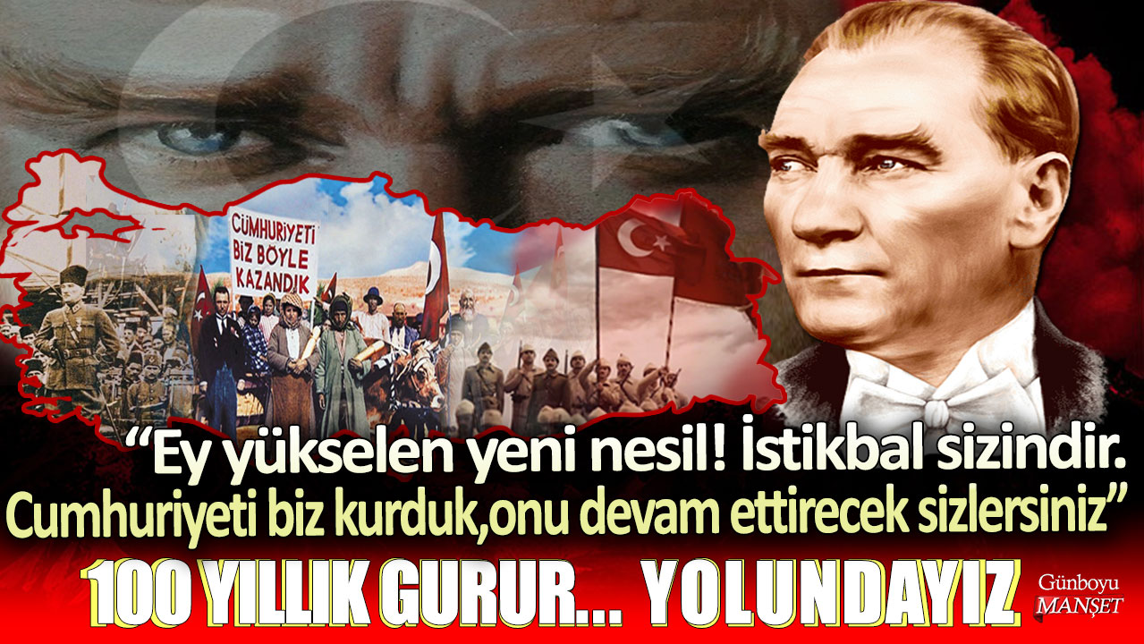Türkiye Cumhuriyeti 100 yaşında! 29 Ekim Cumhuriyet Bayramımız kutlu olsun