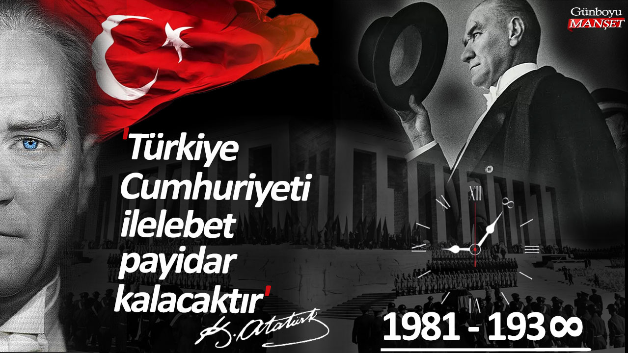Atatürk'ün aramızdan ayrılışının  85'inci yılı... Saygı, özlem ve minnetle anıyoruz!