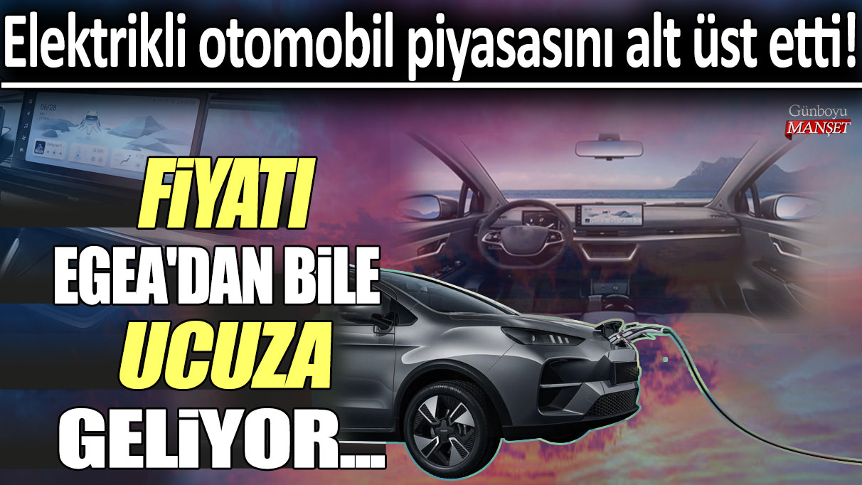Çinli elektrikli otomobil devi  'Yudo' Türkiye'ye geliyor: İşte fiyatı ve özellikleri...