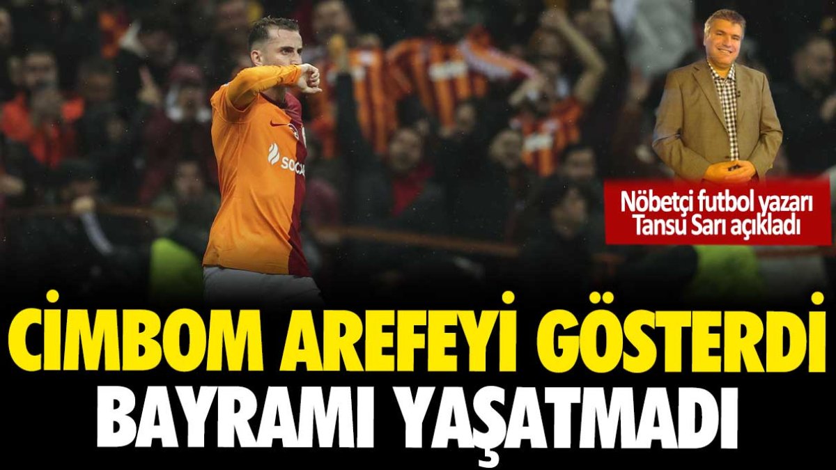 Galatasaray, Manchester United'a arefeyi gösterdi bayramı yaşatmadı: Tarihi geri dönüşü Tansu Sarı yazdı...