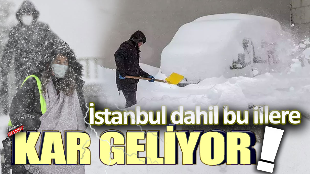 Kar kapıya dayandı... Meteoroloji'den İstanbul dahil 7 il için sarı ve turuncu kodlu alarm!