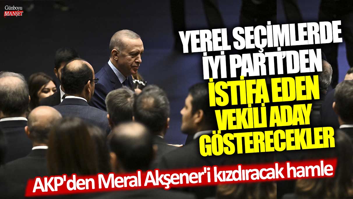 AKP'den Meral Akşener'i kızdıracak hamle! Yerel seçimlerde İYİ Parti'den istifa eden vekili aday gösterecekler