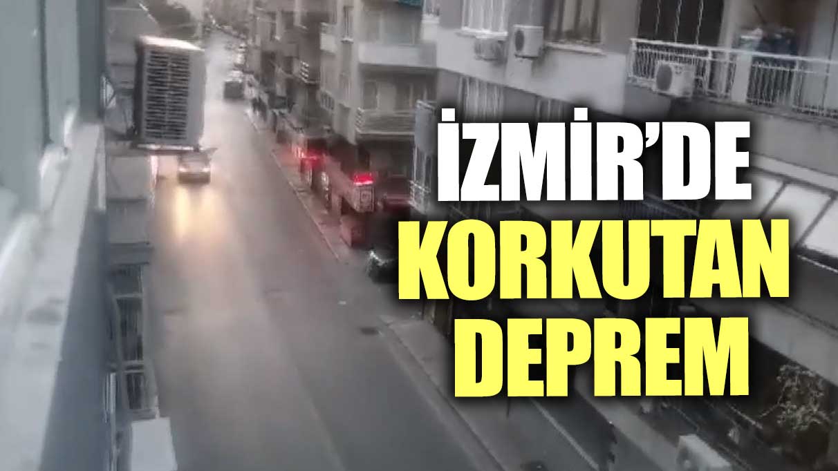 Son dakika... İzmir'de deprem